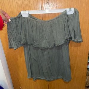 American eagle off the shoulder top